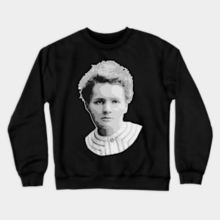 Marie Curie Black and White Crewneck Sweatshirt